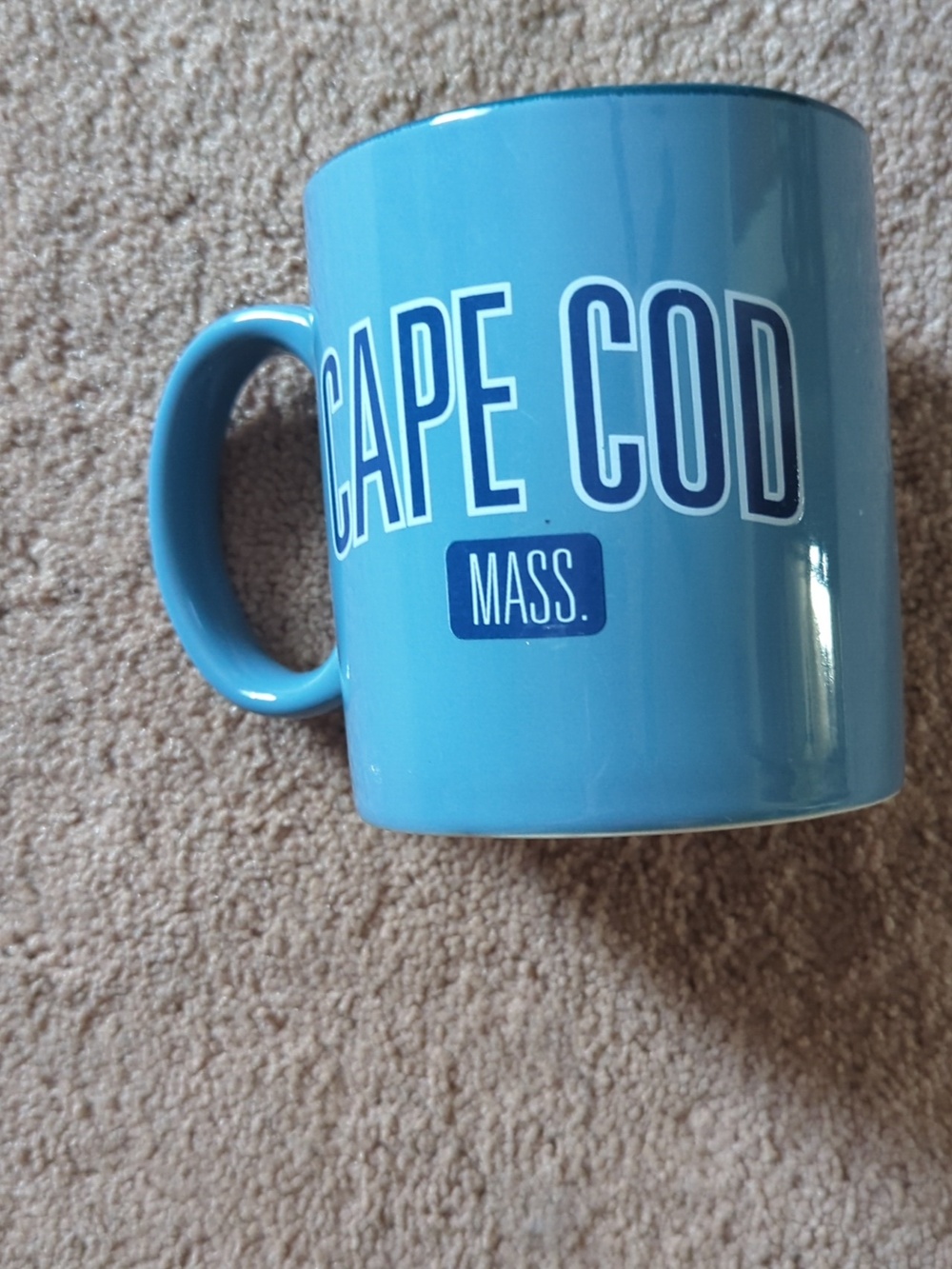 Cape Cod Mass. Blue Ceramic Coffee Mug SALE